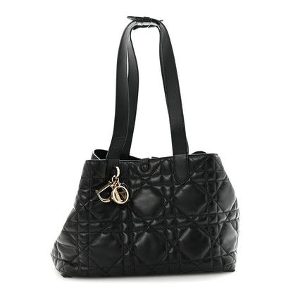 Christian Dior Calfskin Macrocannage Medium Toujours Black 1 of 10