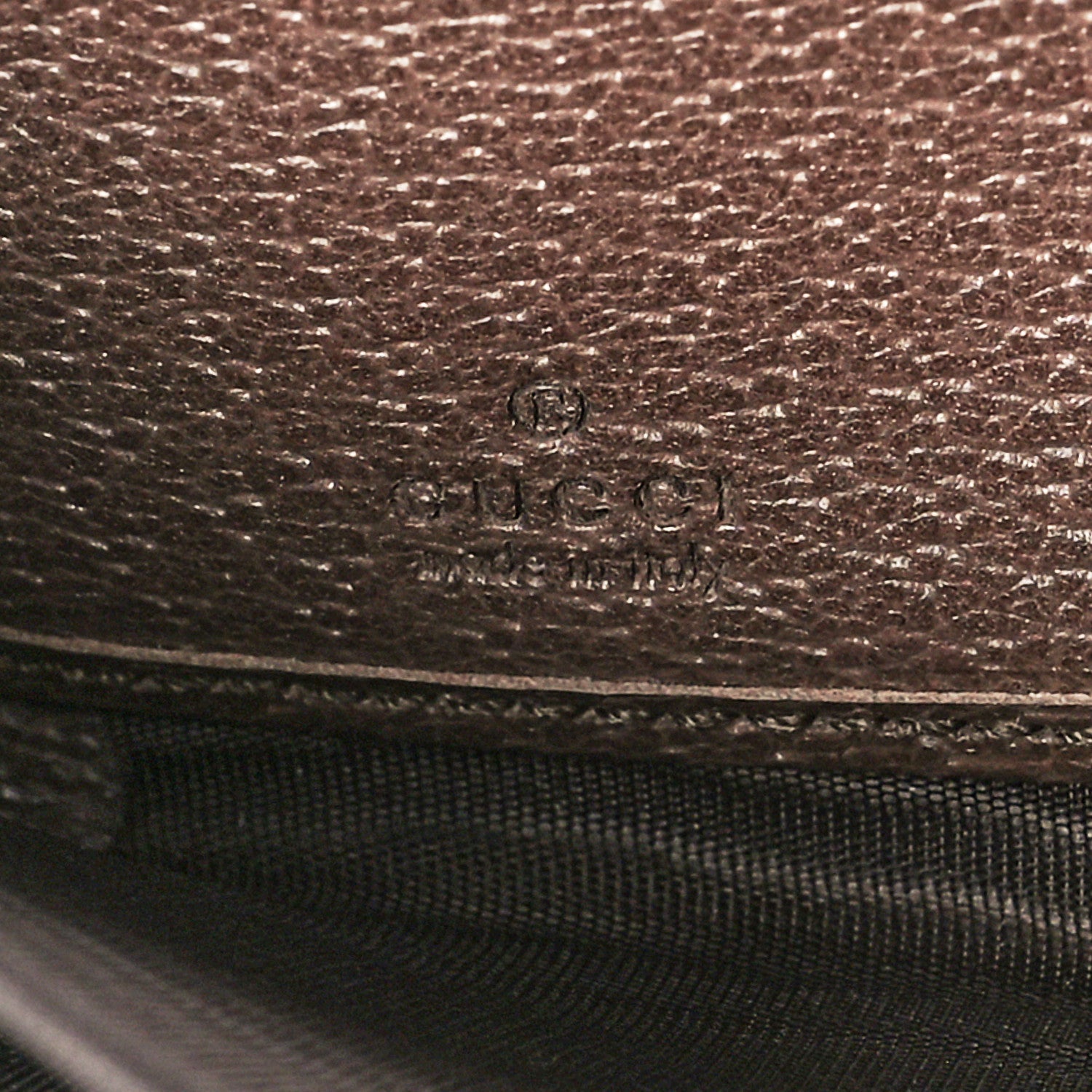 Gucci GG Supreme Monogram Web Ophidia Zip Around Wallet Brown 6 of 7