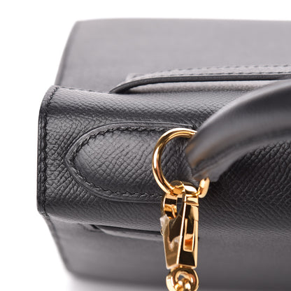 Hermes Epsom Kelly Sellier 28 Black 11 of 43