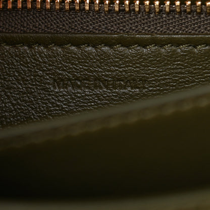 Celine Box Calfskin Small Classic Box Flap Bag Army Green 7 of 9