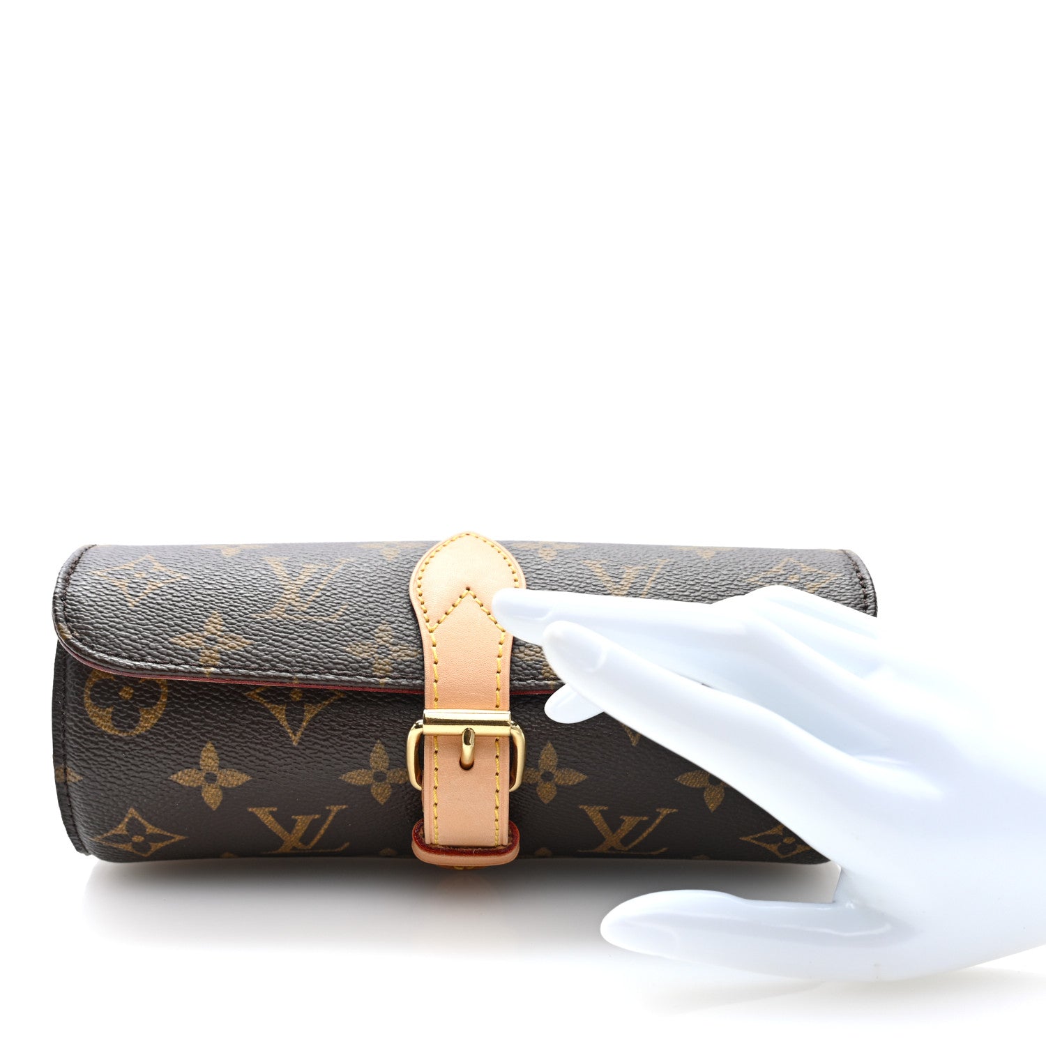 Louis Vuitton Monogram 3 Watch Travel Case 2 of 6