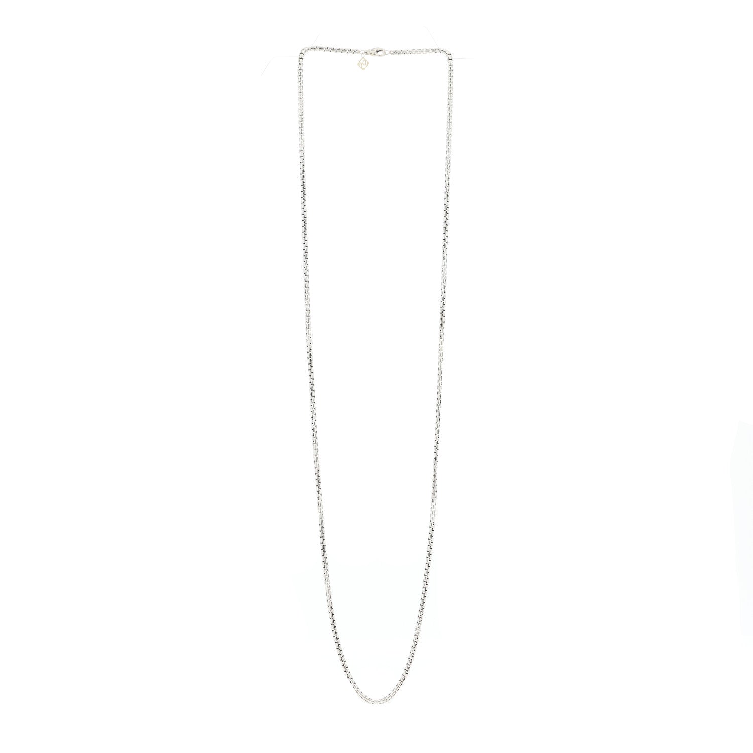 David Yurman Sterling Silver 14K Yellow Gold 3.6mm Box Chain Necklace 36" 3 of 5