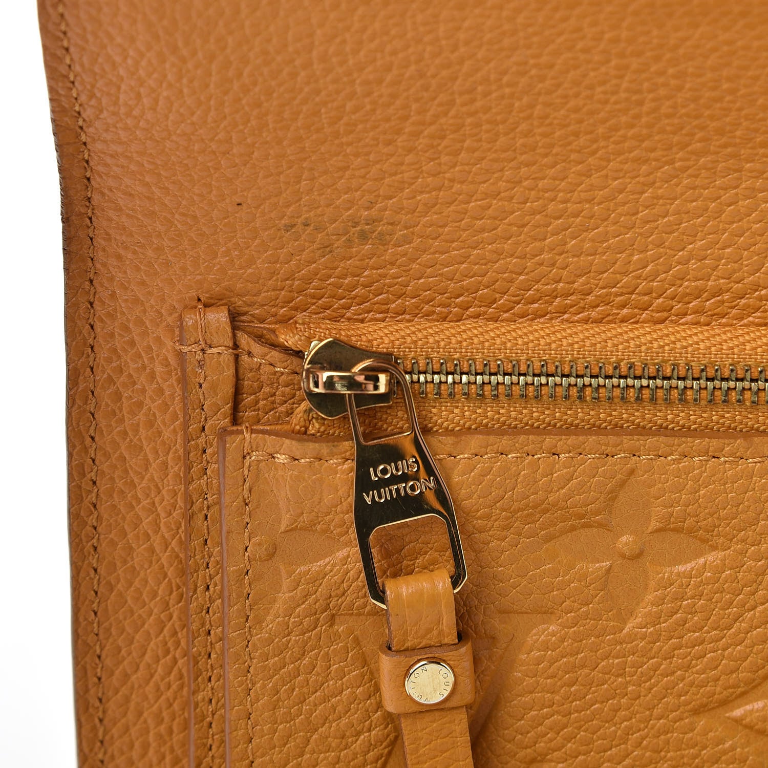Louis Vuitton Empreinte Compact Curieuse Wallet Safran 8 of 14