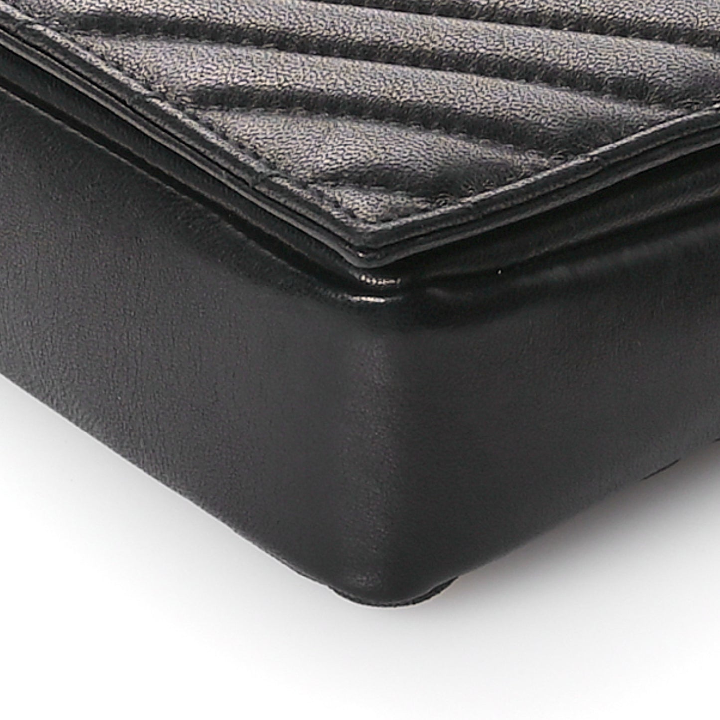 Lambskin Matelasse Monogram Kate 99 Black