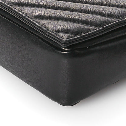 Saint Laurent Lambskin Matelasse Monogram Kate 99 Black 10 of 10
