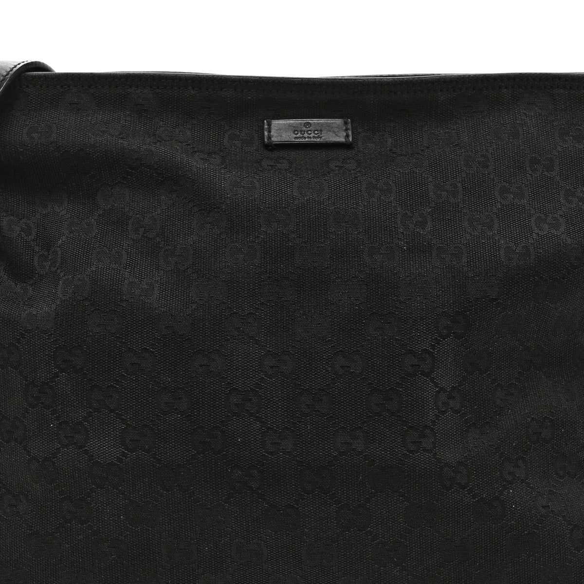 Monogram Canvas Messenger Bag Black