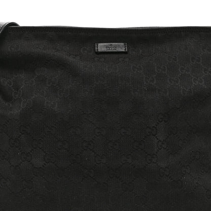Gucci Monogram Canvas Messenger Bag Black 9 of 12