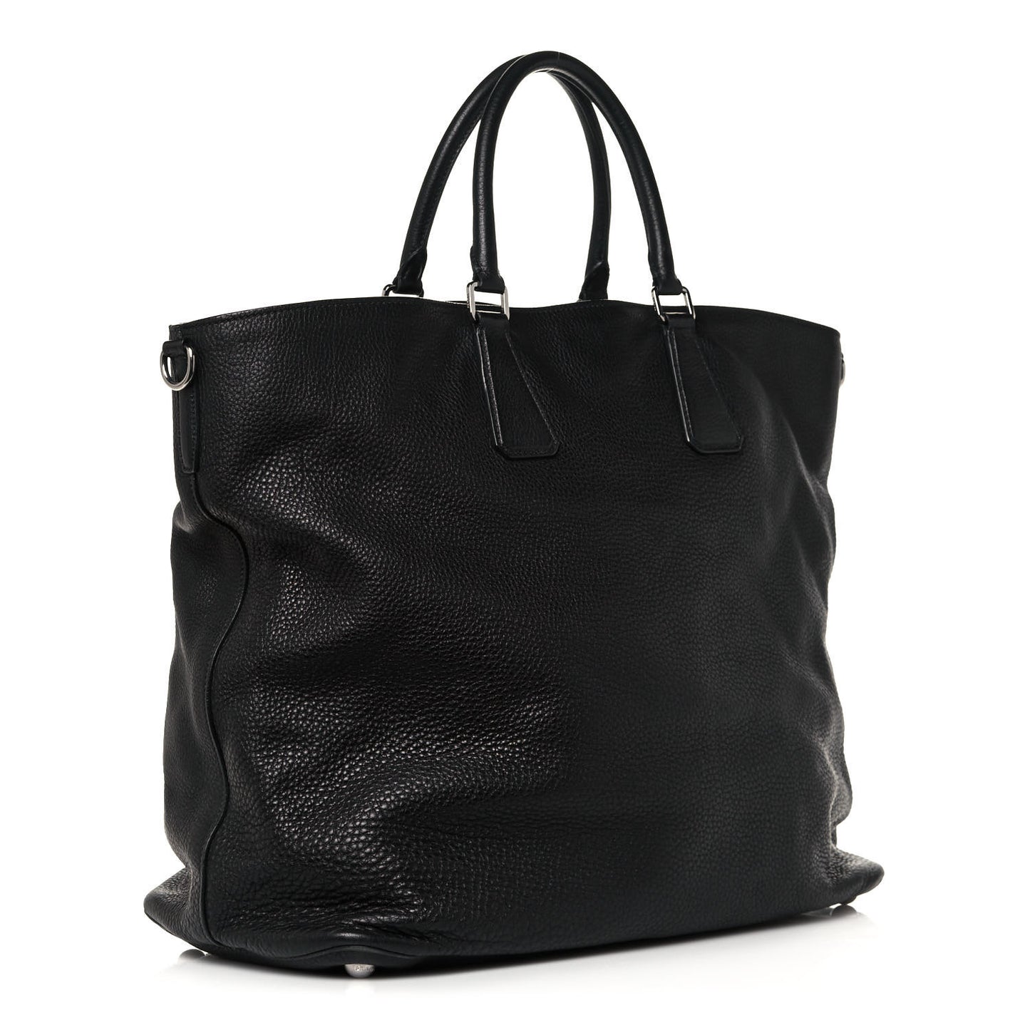Vitello Daino Tote Black