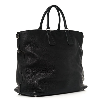 Prada Vitello Daino Tote Black 3 of 16