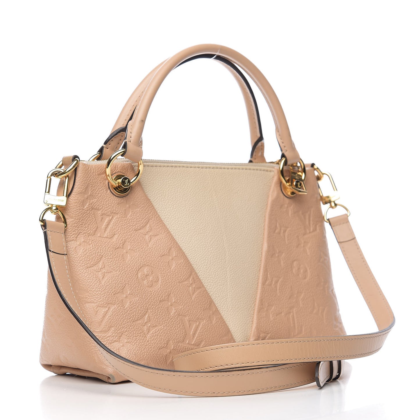 Empreinte V Tote BB Beige Rose Creme