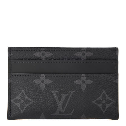 Louis Vuitton Monogram Eclipse Porte-Cartes Double Card Holder 1 of 7