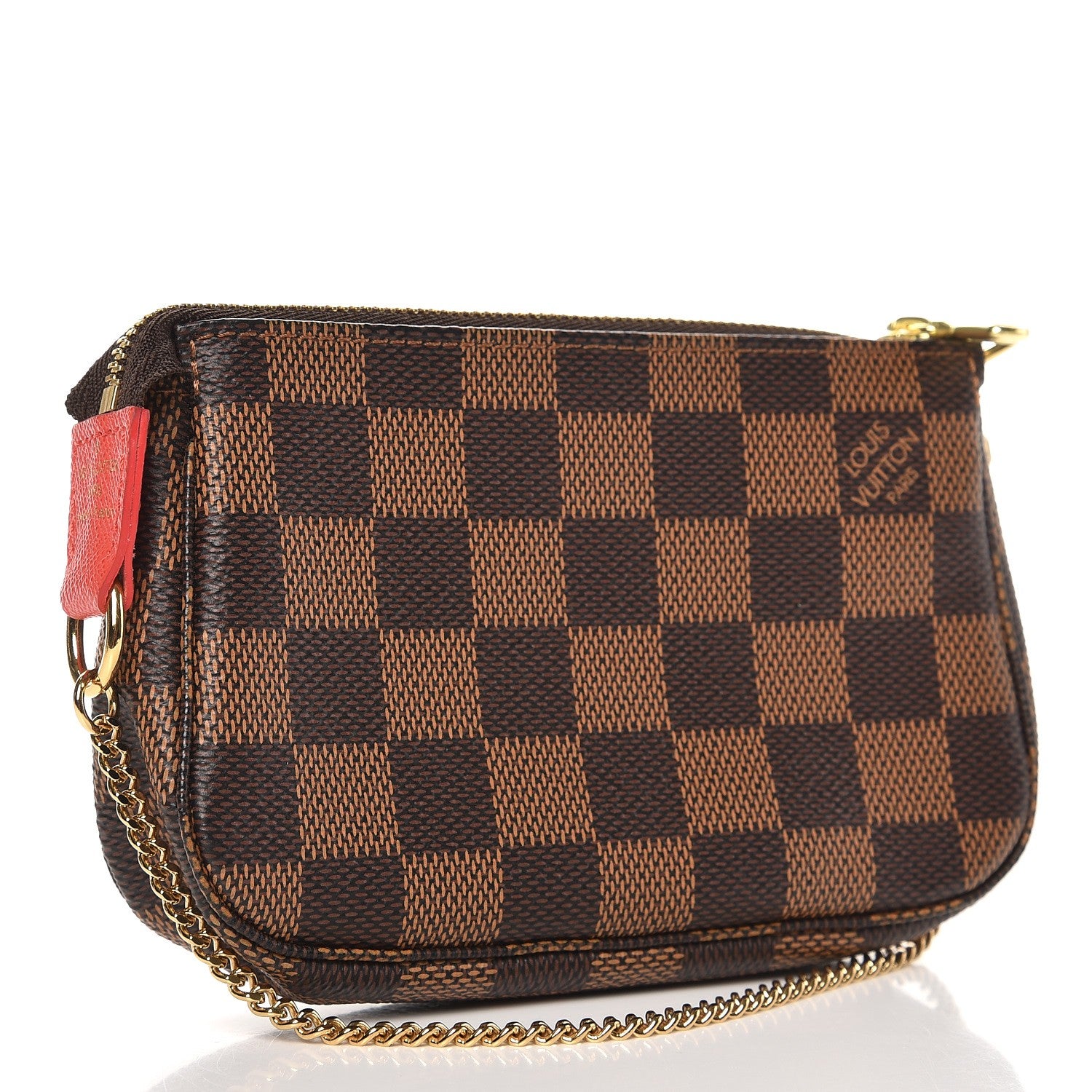 Louis Vuitton Damier Ebene 2015 Christmas Animation Mini Pochette Accessories 3 of 7