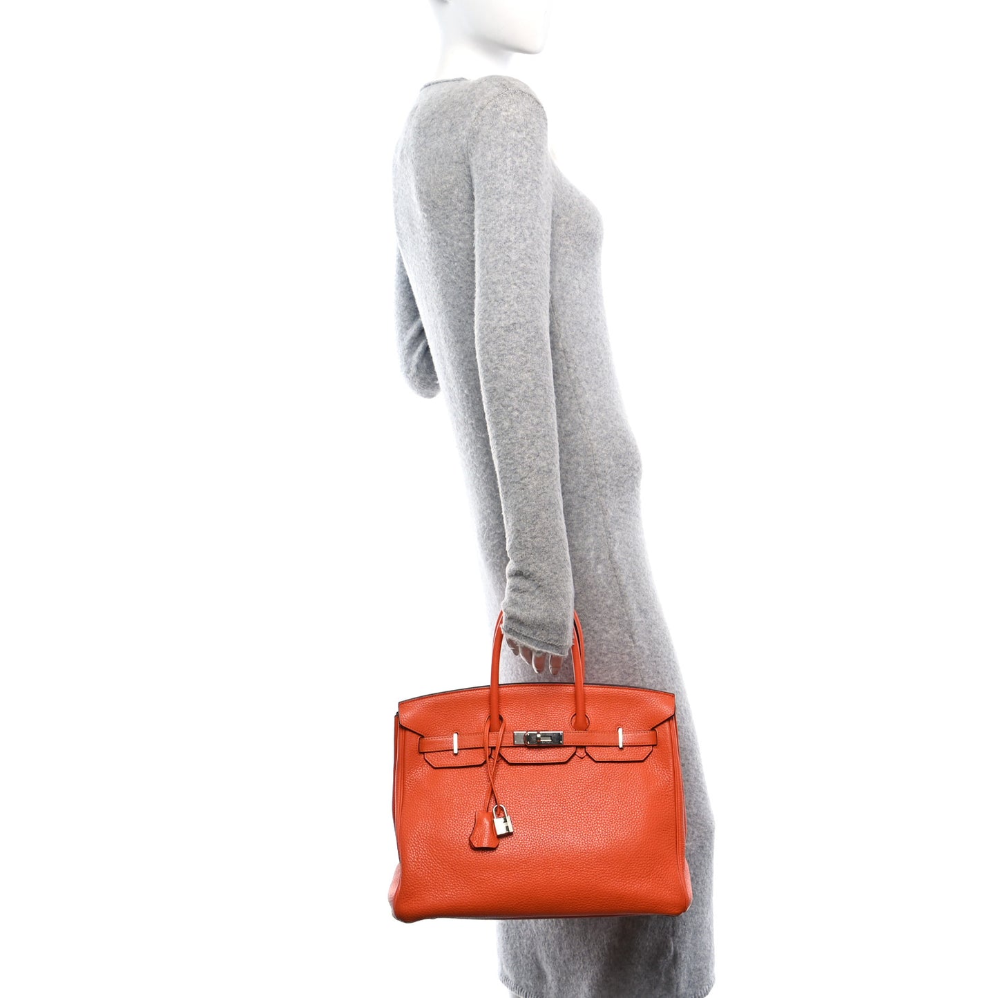 Togo Birkin 35 Orange