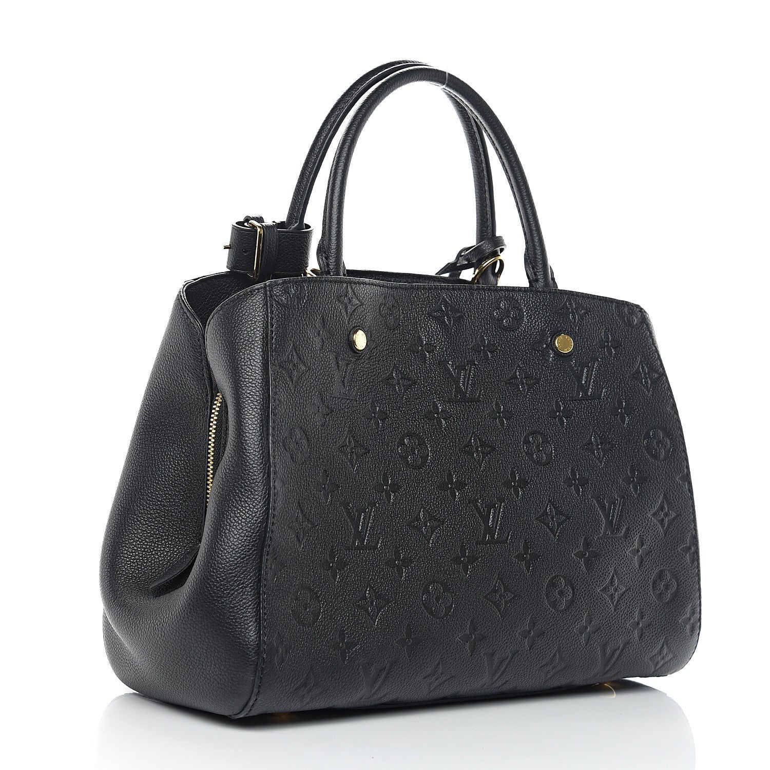 Louis Vuitton Empreinte Montaigne MM Black 2 of 8