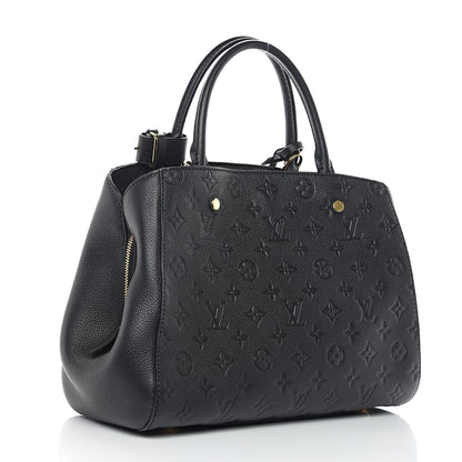 Louis Vuitton Empreinte Montaigne MM Black 2 of 8