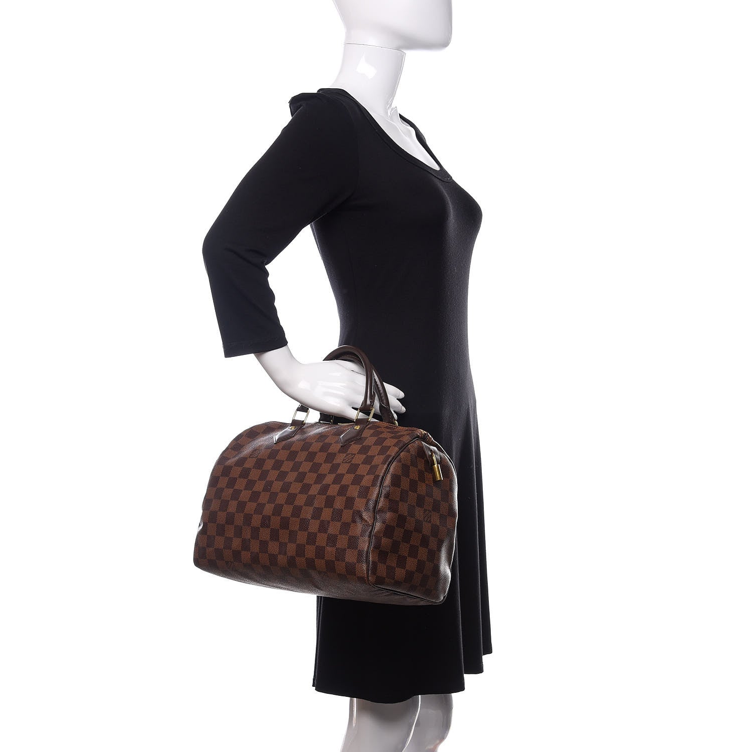 Louis Vuitton Damier Ebene Speedy 30 2 of 13