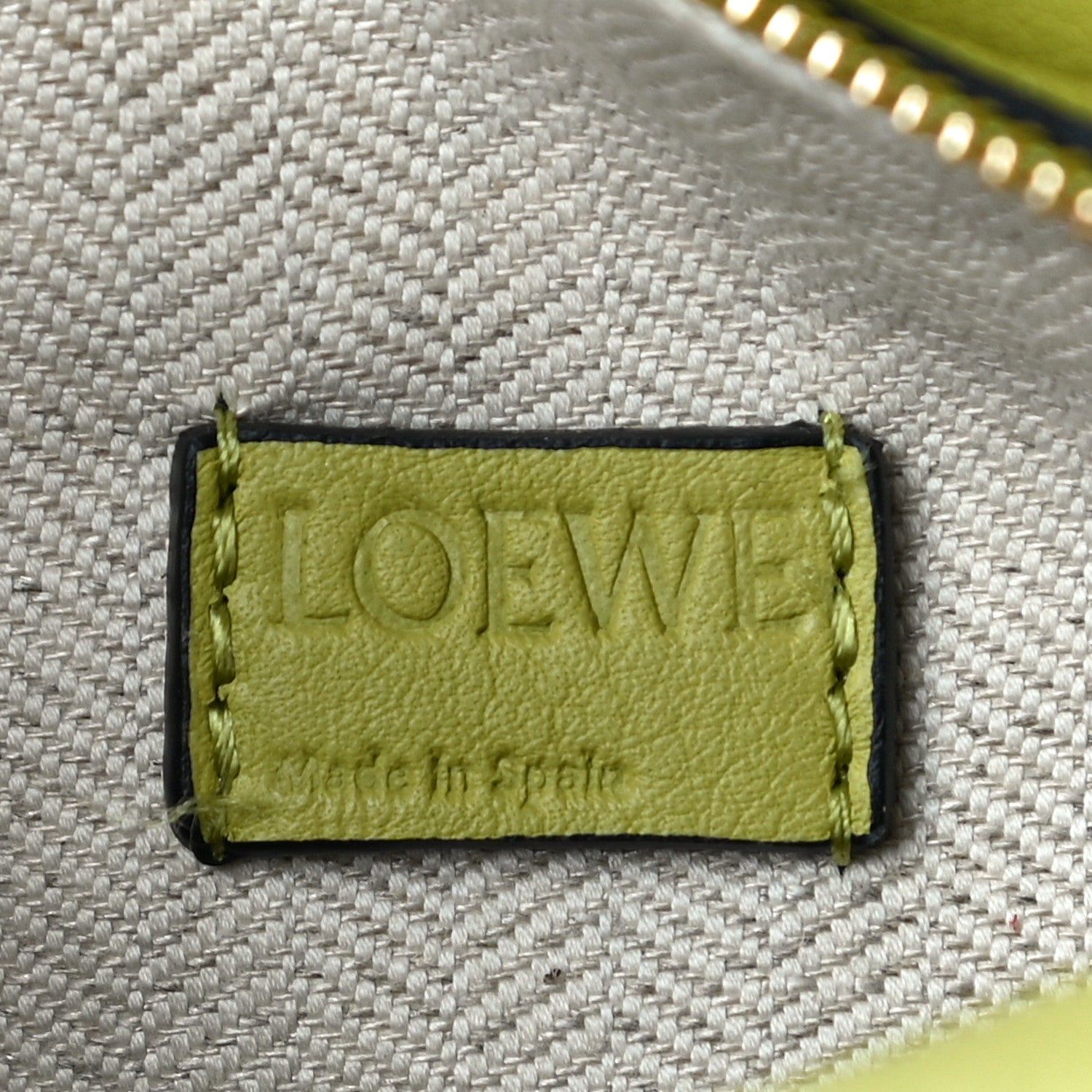 Loewe Calfskin Mini Puzzle Bag Green 6 of 9