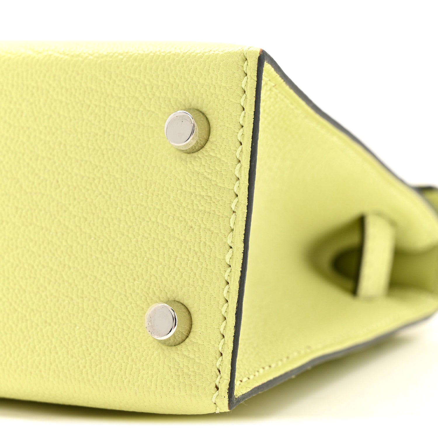 Hermes Chevre Mysore Mini Kelly Sellier 20 Jaune Bourgeon 10 of 15