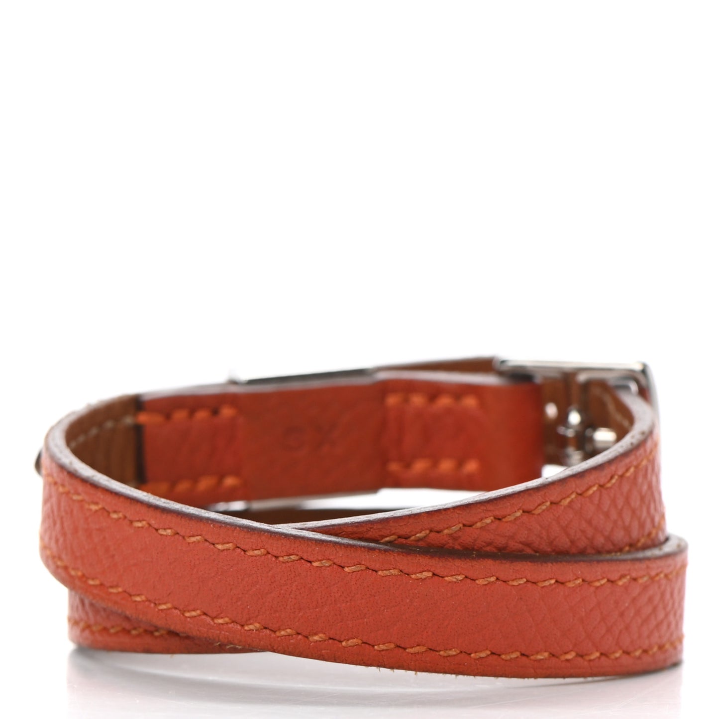 Epsom Cab Double Tour Bracelet XS Terre Battue
