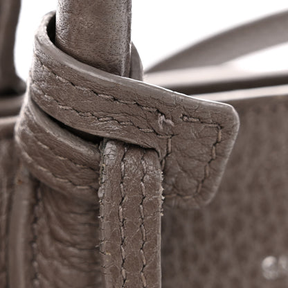 Saint Laurent Grained Calfskin Nano Sac De Jour Fog 15 of 21