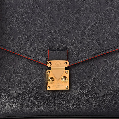 Louis Vuitton Empreinte Pochette Metis Marine Rouge 7 of 9