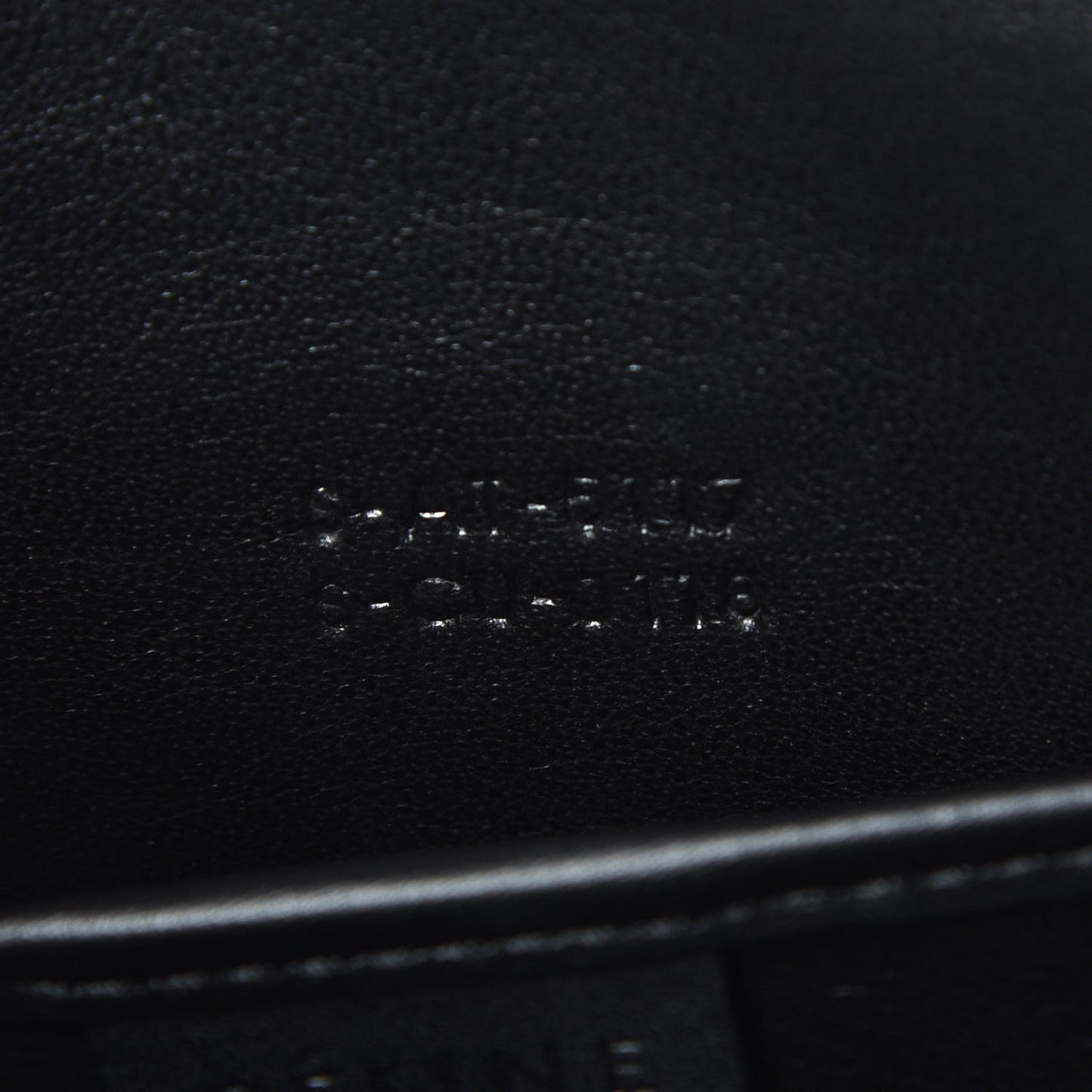 Smooth Calfskin Nano Luggage Black