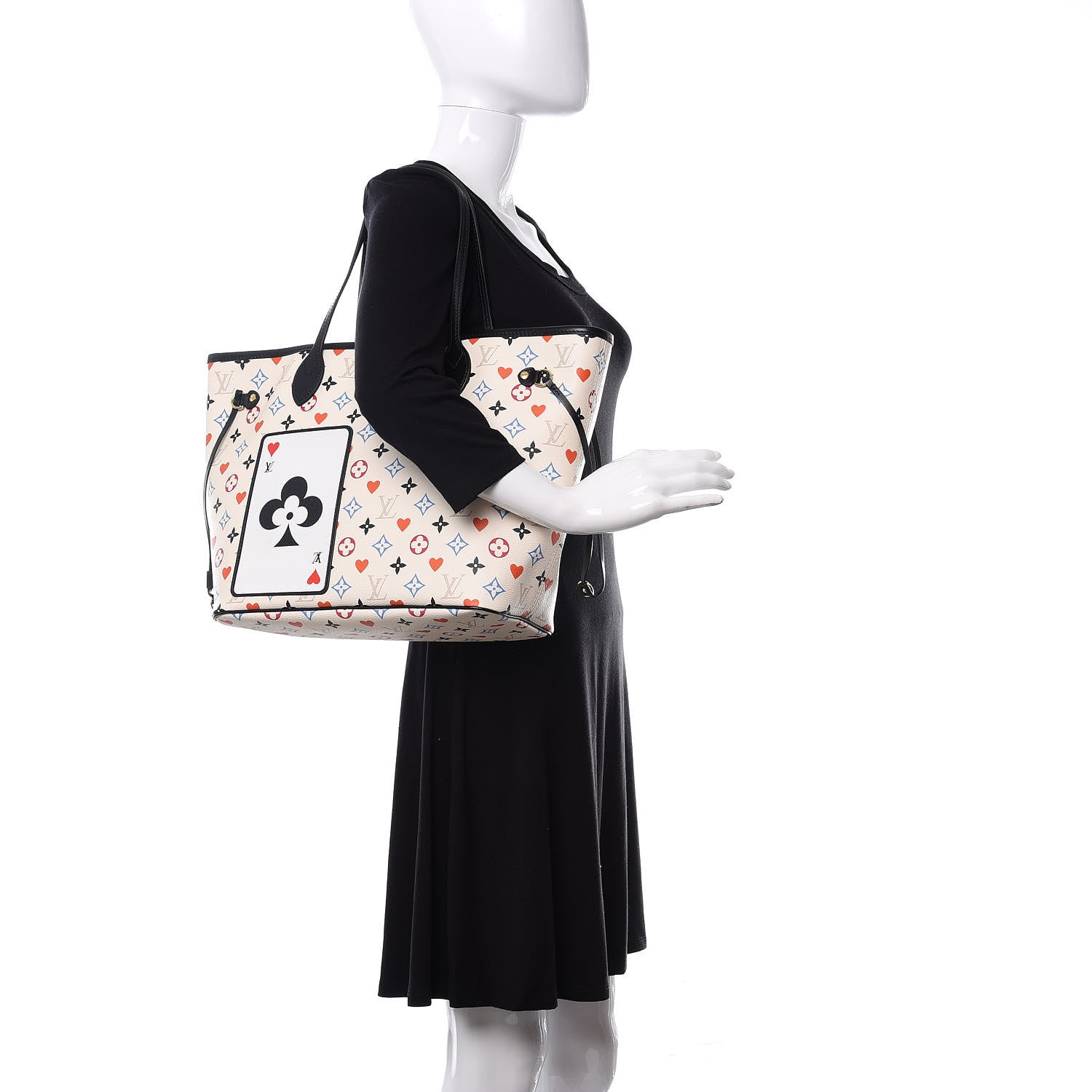 Louis Vuitton Game On Neverfull MM White 2 of 10