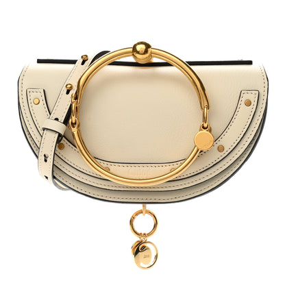 Chloe Calfskin Small Nile Bracelet Minaudiere Bag Off White 1 of 10