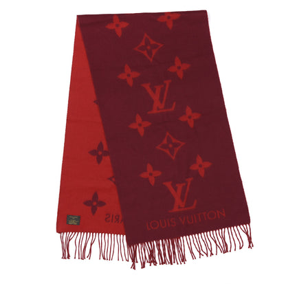 Louis Vuitton Cashmere Monogram Reykjavik Scarf Cherry 1 of 3