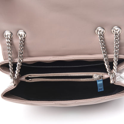 Saint Laurent Calfskin Y Quilted Monogram Small Loulou Chain Satchel Taupe Sable 5 of 10