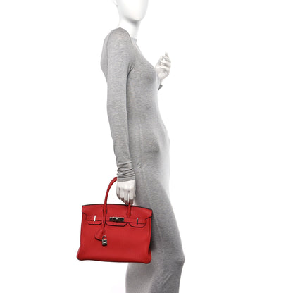 Hermes Togo Birkin 30 Rouge Tomate 2 of 20