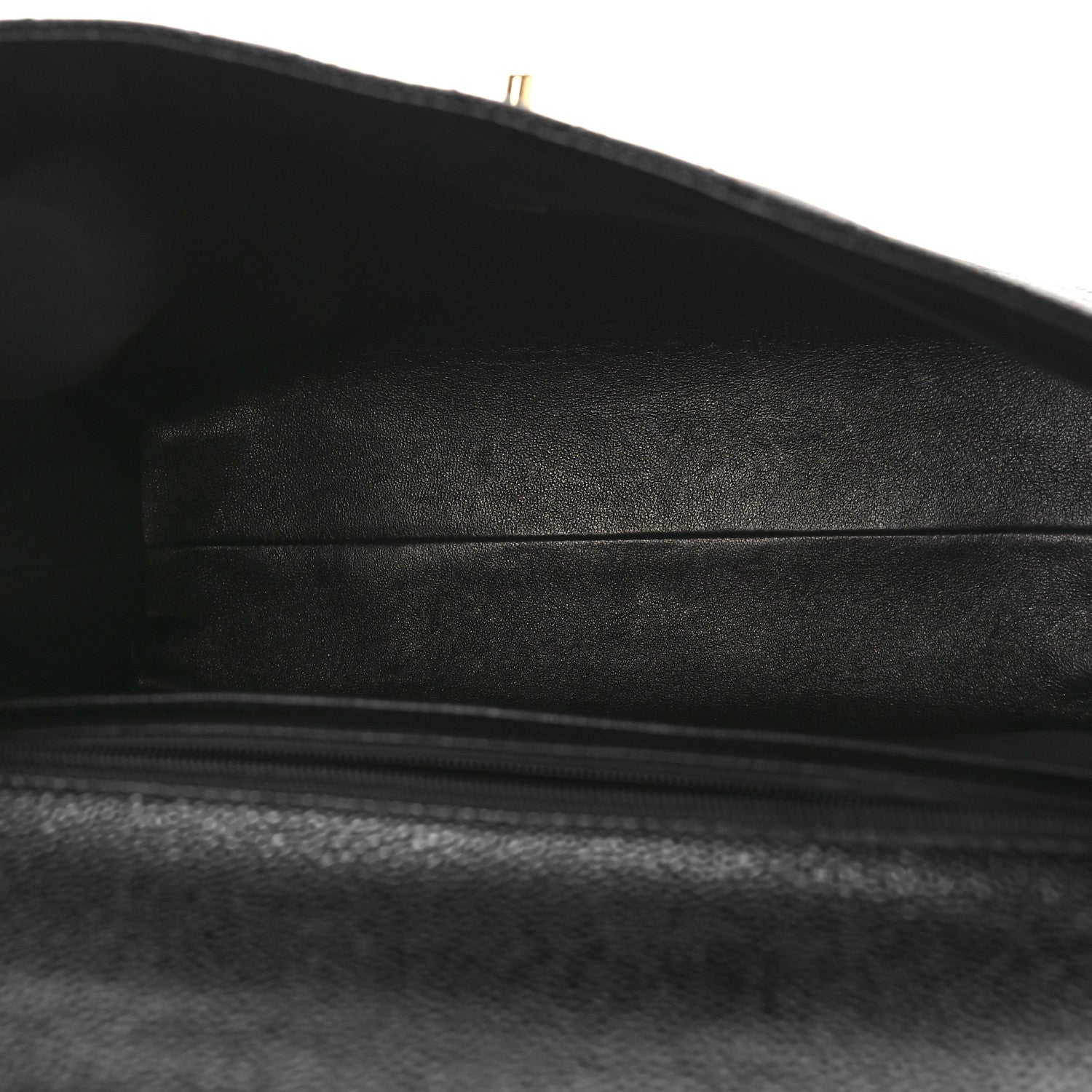 Chanel Caviar Quilted Jumbo Kelly Flap Black 5 of 9