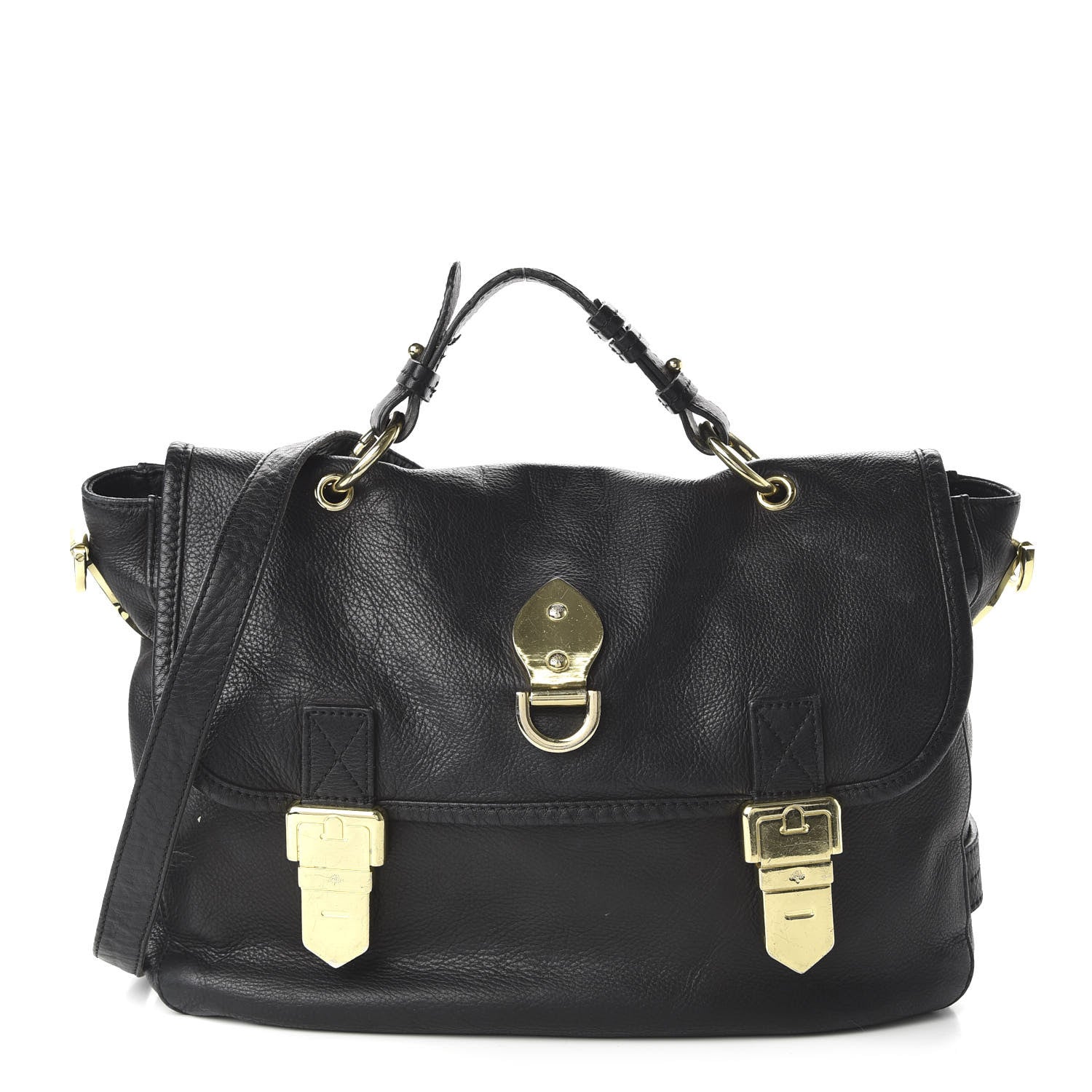 Mulberry Soft Grain Calfskin Tillie Satchel Black 1 of 10