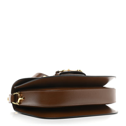 Gucci Azalea Calfskin Horsebit 1955 Shoulder Bag Brown Sugar 4 of 12