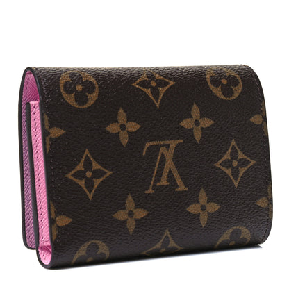 Louis Vuitton Monogram 2021 Christmas Animation Japanese Garden Victorine Wallet Wisteria Pink 3 of 9