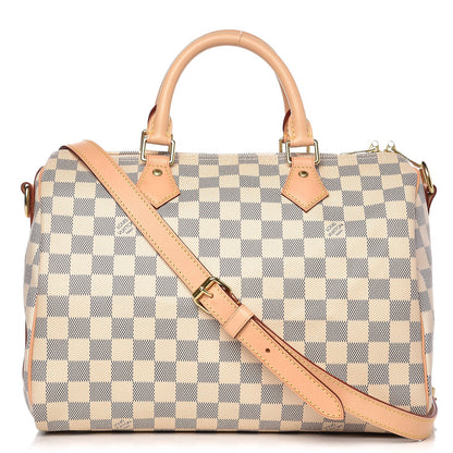 Louis Vuitton Damier Azur Speedy Bandouliere 30 1 of 8