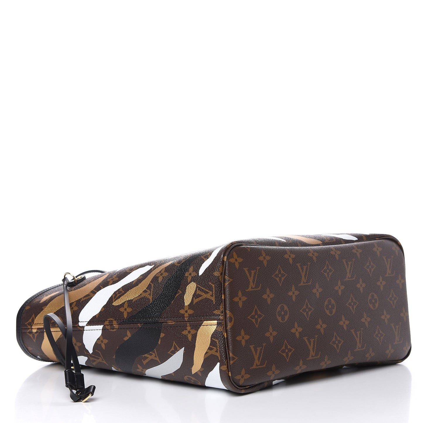 X LOL Monogram Neverfull MM Gold Silver
