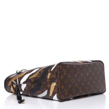 Louis Vuitton X LOL Monogram Neverfull MM Gold Silver 4 of 10