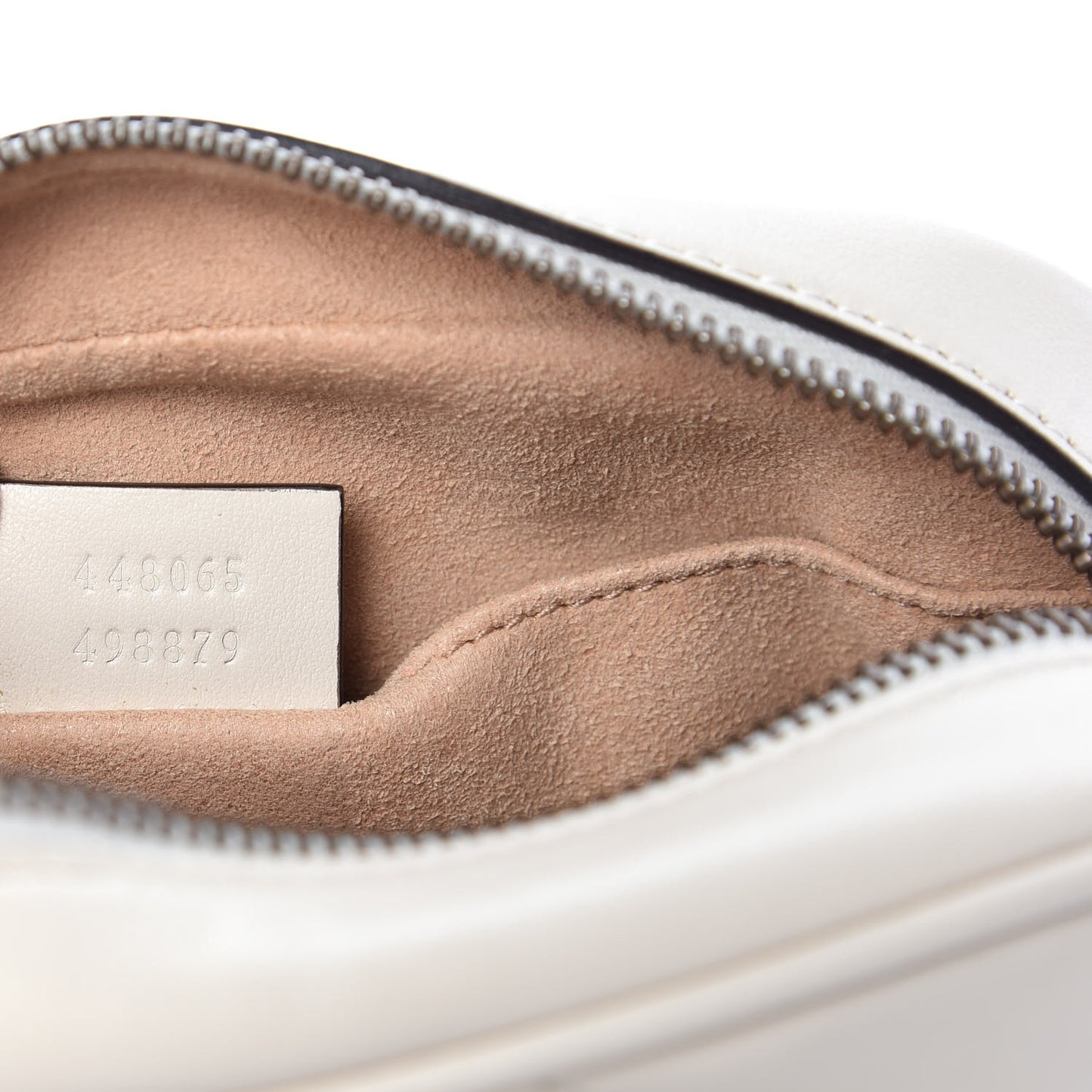 Calfskin Matelasse Mini GG Marmont Chain Shoulder Bag White