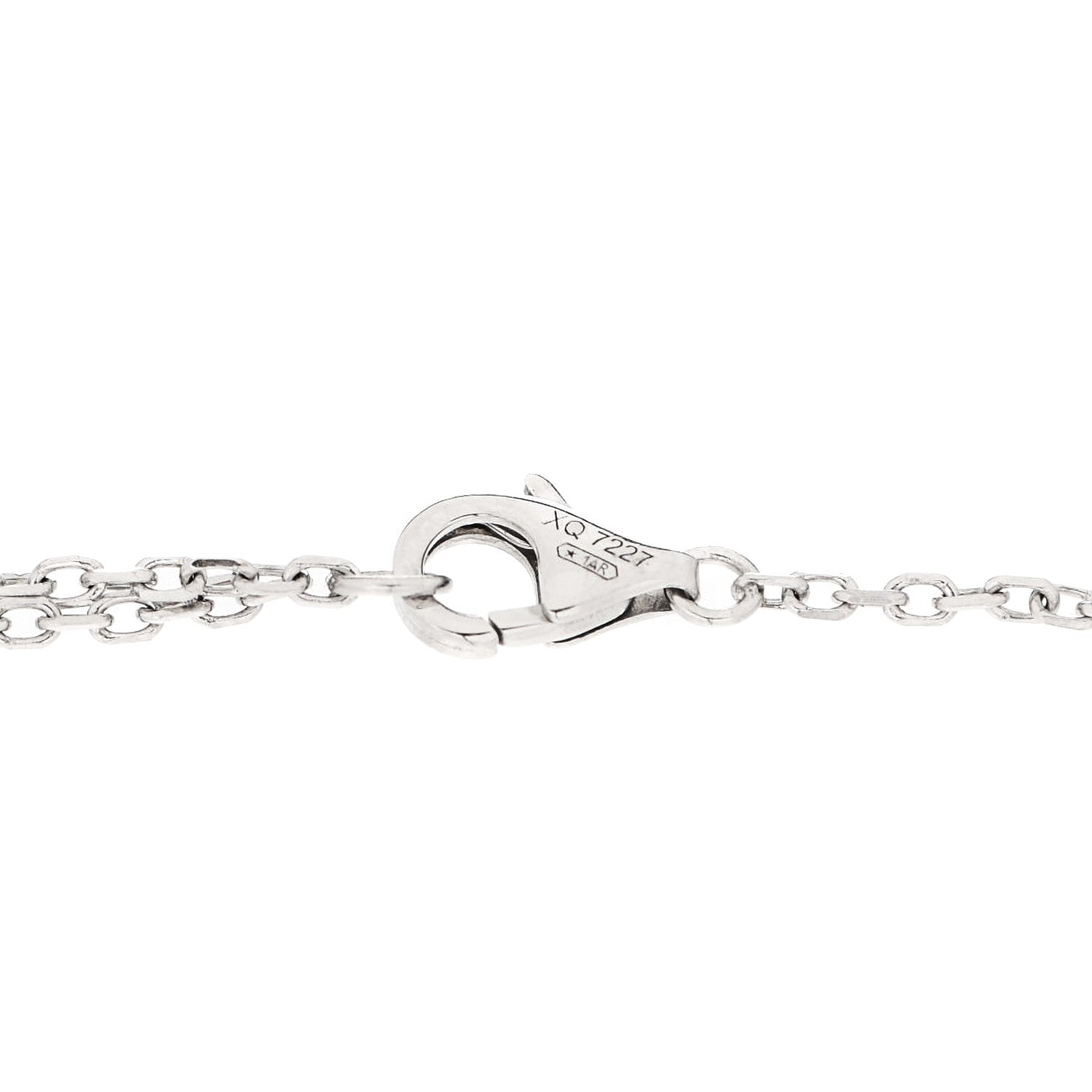 Cartier 18K White Gold 3 Diamond Diamants Legers Bracelet 4 of 4