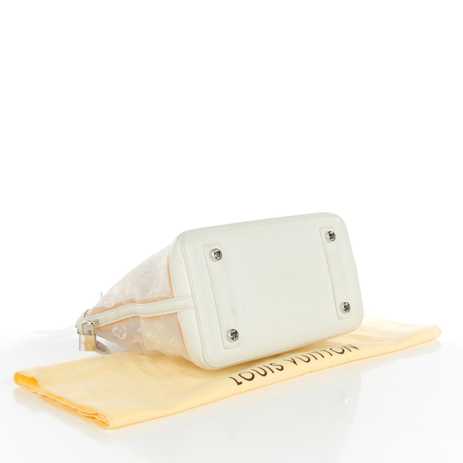 Louis Vuitton Monogram Transparence Lockit White 4 of 9