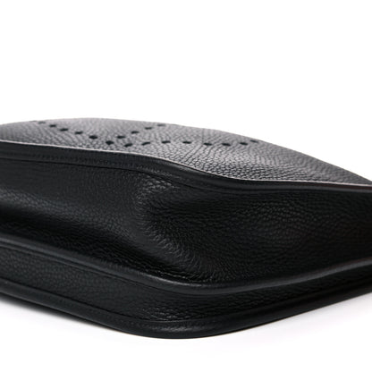 Hermes Taurillon Clemence Evelyne III PM Black 9 of 11