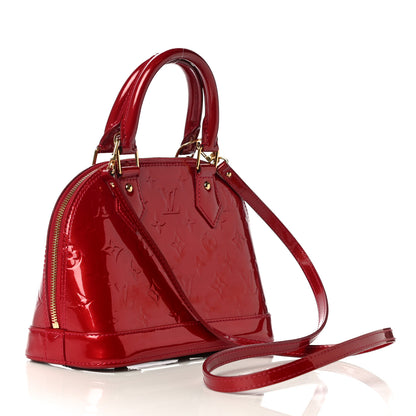 Louis Vuitton Vernis Alma BB Pomme D'Amour 3 of 11