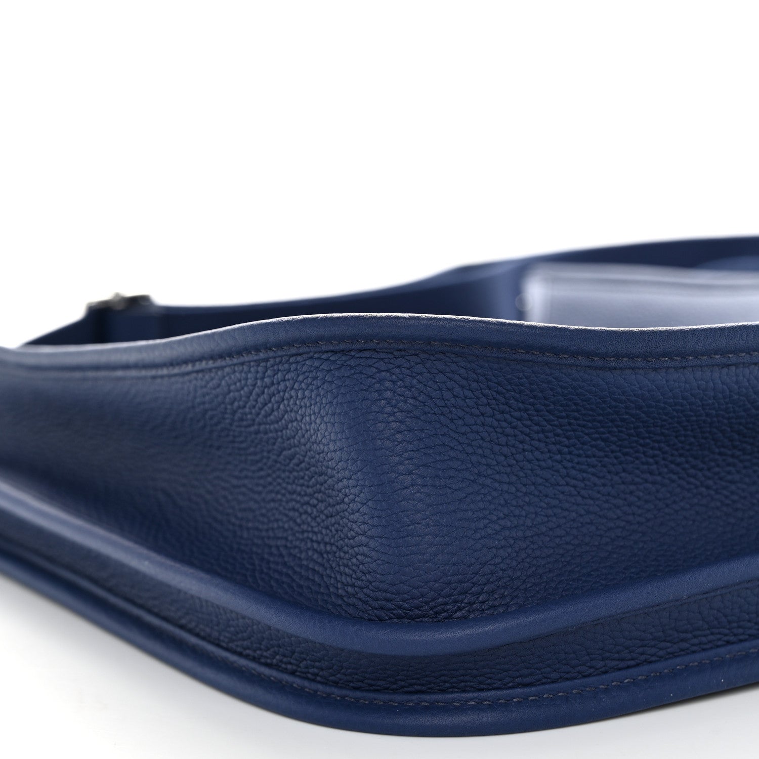 Hermes Taurillon Clemence Evelyne III PM Bleu Saphir 9 of 11