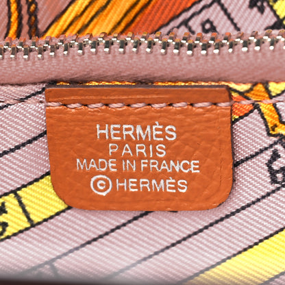 Hermes Epsom Silk'In Wallet Gold 6 of 11