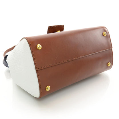 Fendi Cuoio Colorblock Silvana Bag White 4 of 7