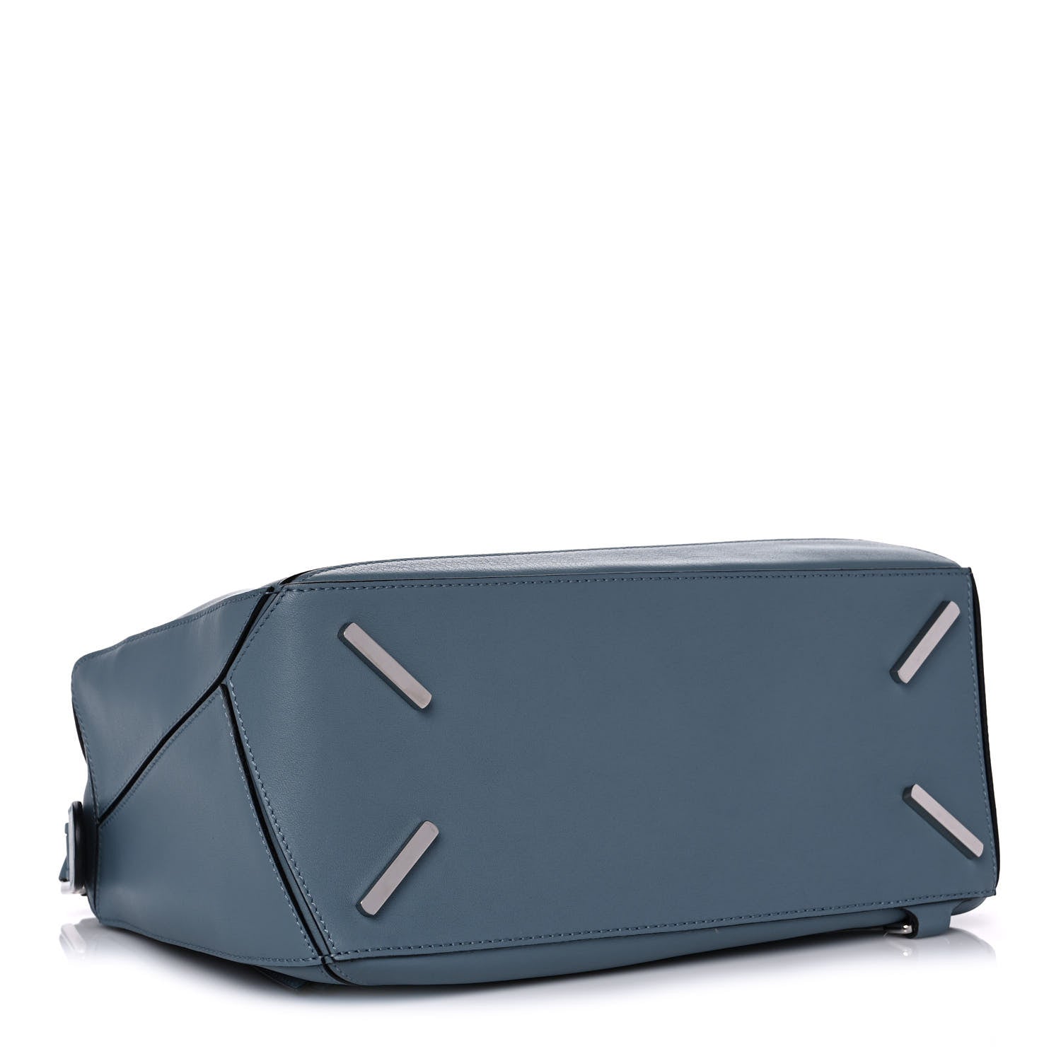 Loewe Calfskin Medium Puzzle Bag Stone Blue 4 of 10