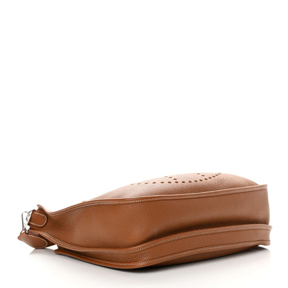 Hermes Taurillon Clemence Evelyne III GM Gold 4 of 12