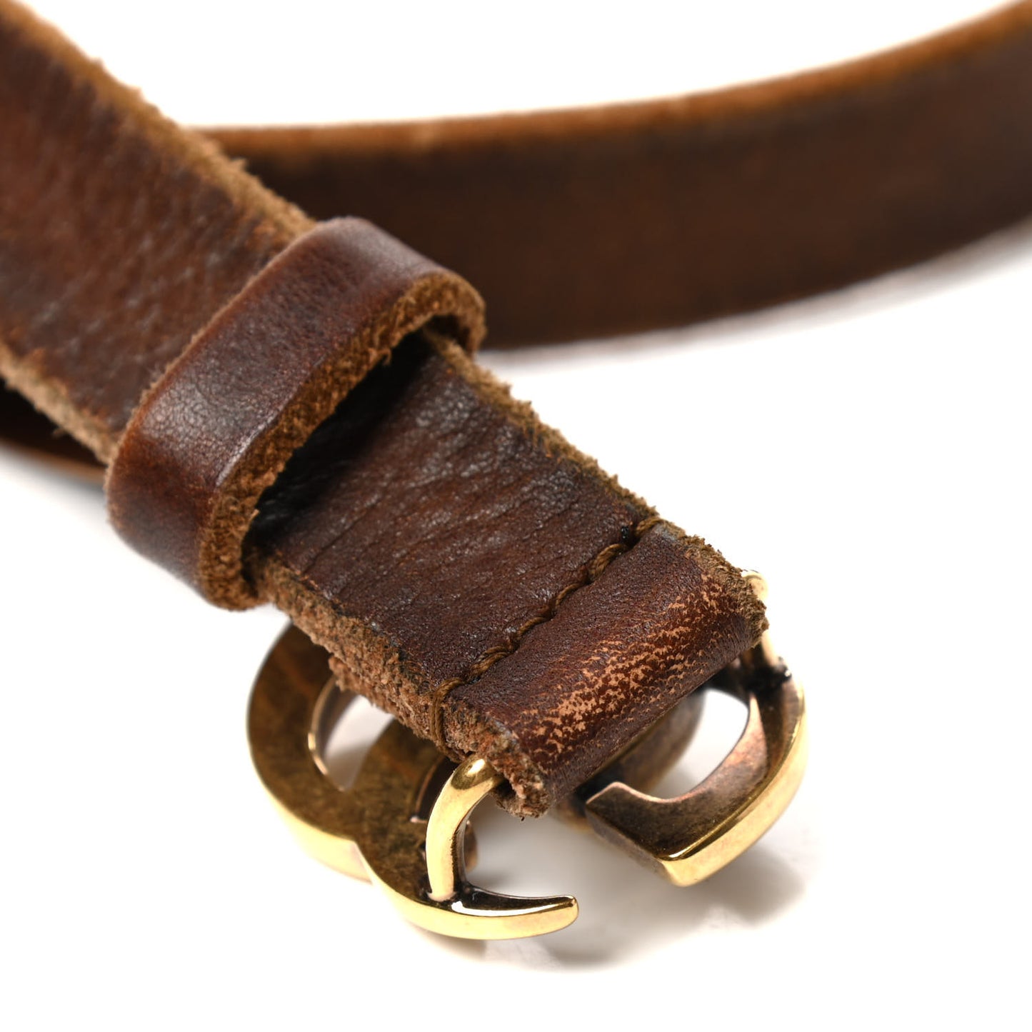 Faded Calfskin Double G 20mm Belt 80 32 Cuir