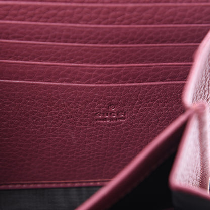 Gucci Cellarius Calfskin GG Marmont Chain Wallet Dry Rose 5 of 12